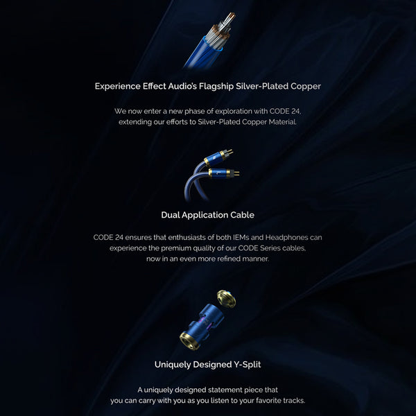 Effect Audio CODE 24 16.5 AWG Upgrade Cable for IEM - 5
