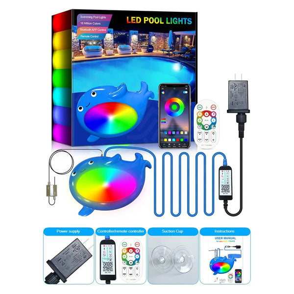 TECPHILE Smart Pool Atmosphere Music Sync LED Light - 1