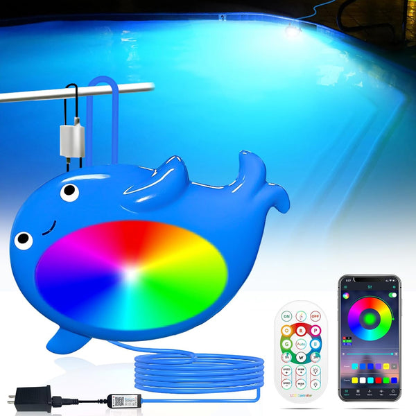 TECPHILE Smart Pool Atmosphere Music Sync LED Light - 7