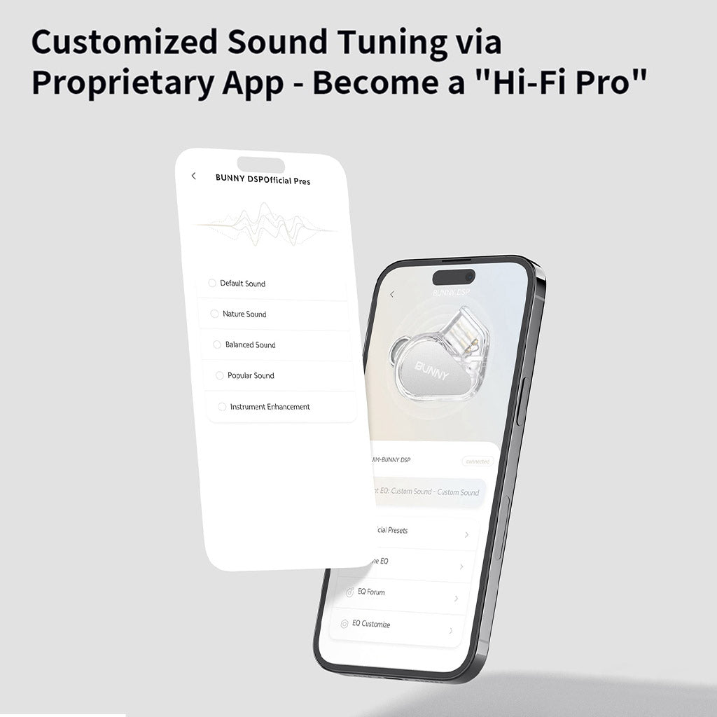 tanchjim bunny Iem Clear Mic TypeC proprietary app