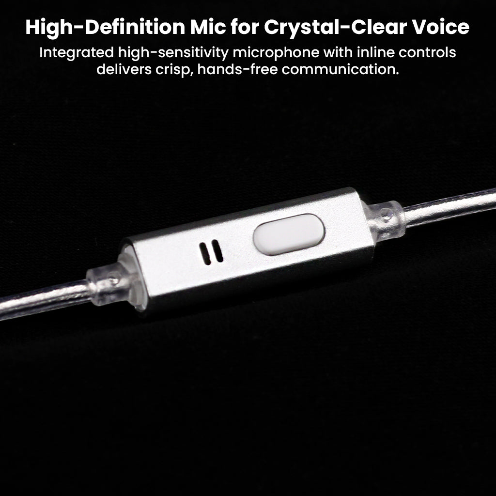 High-definition mic with inline controls on TANGZU Wan'er SG 2 cable ensures crystal-clear voice and hands-free communication.