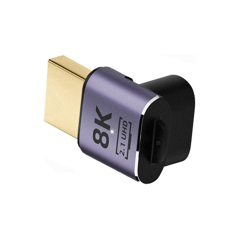 TECPHILE - 8K UHD HDMI 2.1 Adapter L Shaped Adaptor