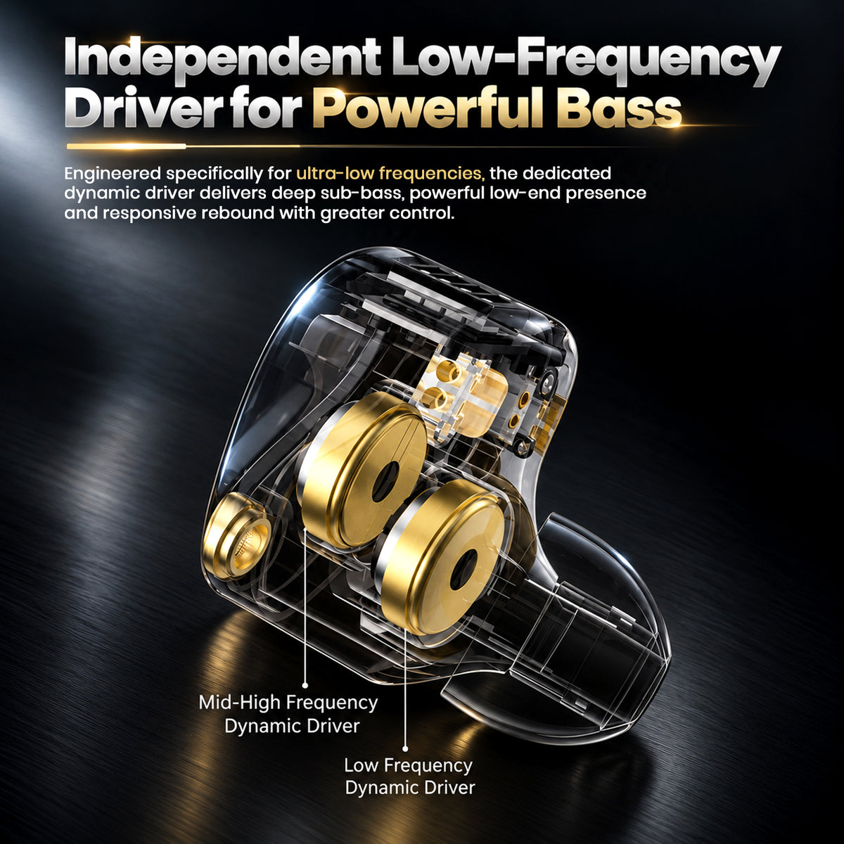 AUDIOCULAR x KZ Castor Pro Dual Dynamic Driver IEM