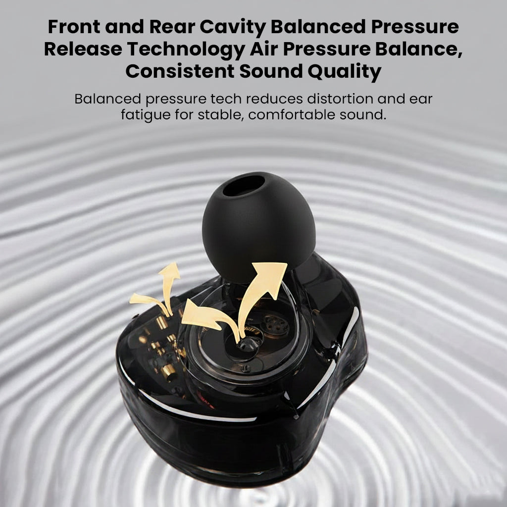 Balanced pressure earphone with Type C plug and detachable cable