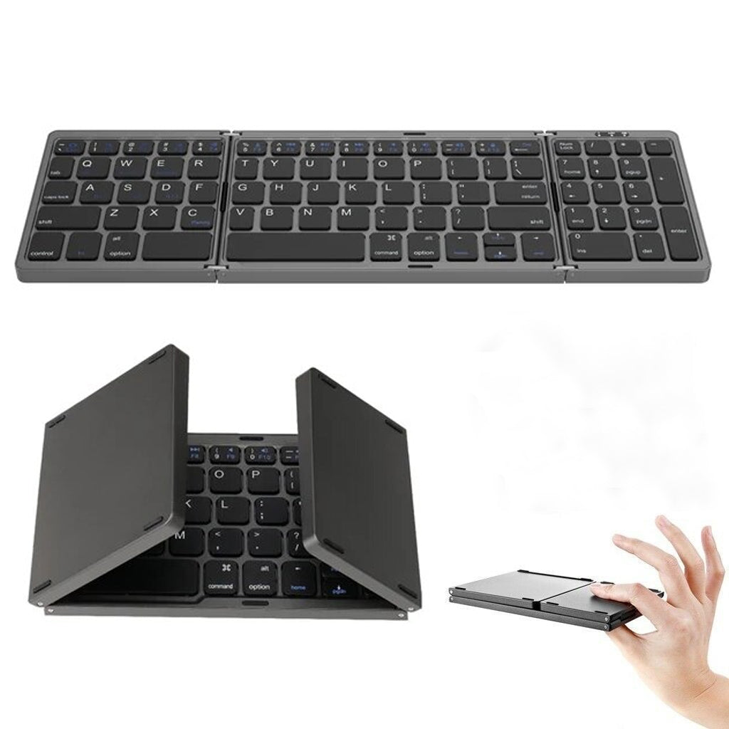 B089 Foldable Wireless Full Size Keyboard 