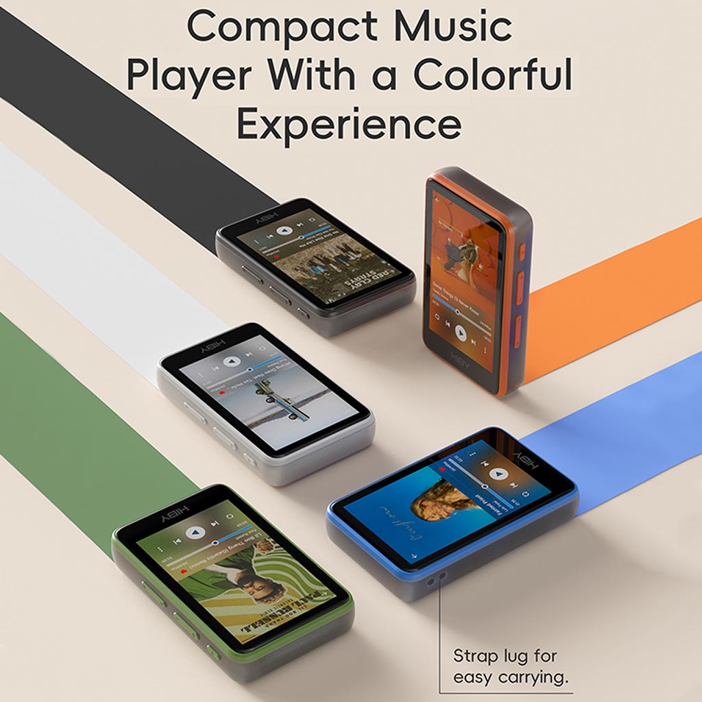HiBy R1 Digital Audio Player Black Compact Music Player