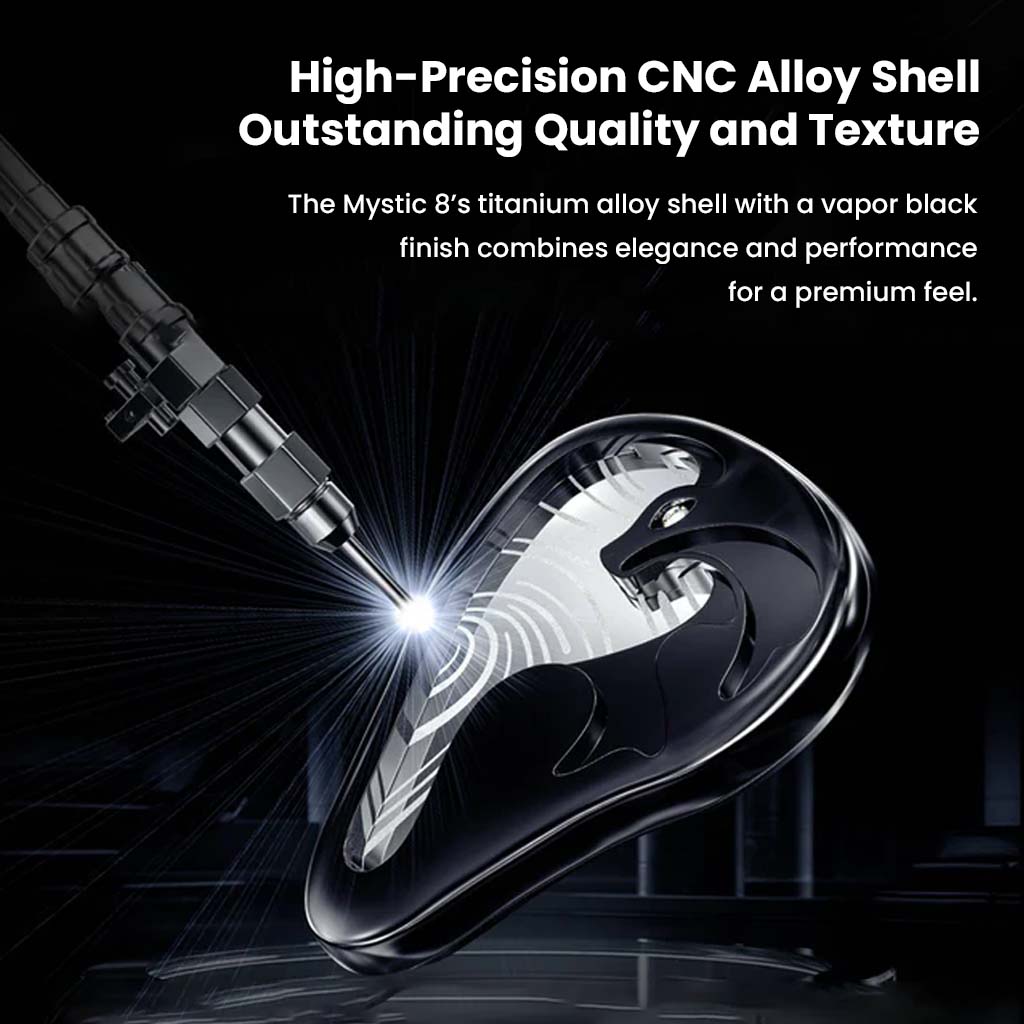 LETSHUOER Mystic8 IEM CNC Alloy Shell