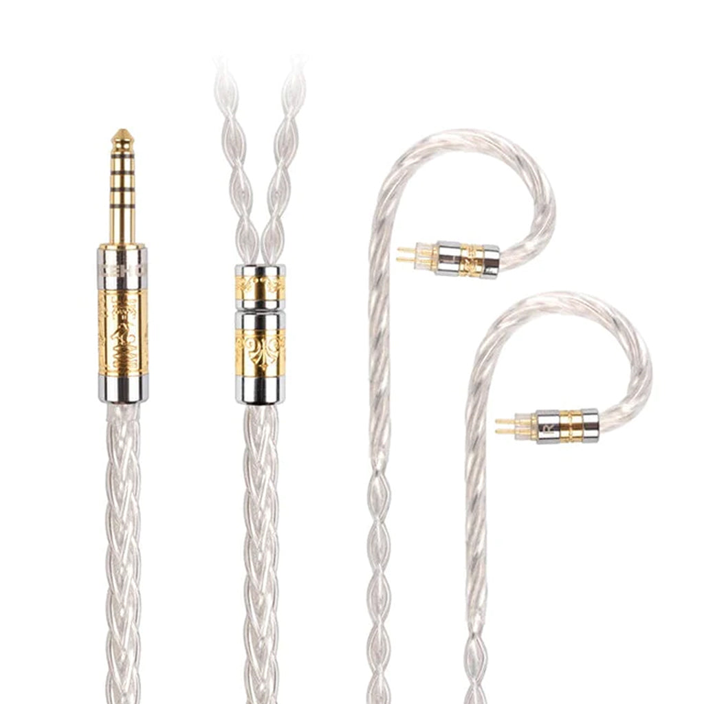 NiceHCK Moongod Japan Silver Upgrade Cable for IEMs