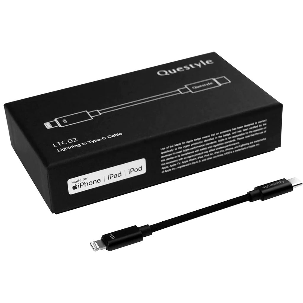 Questyle - LTC02 Type-C to Lighting Audio OTG Cable for iphone