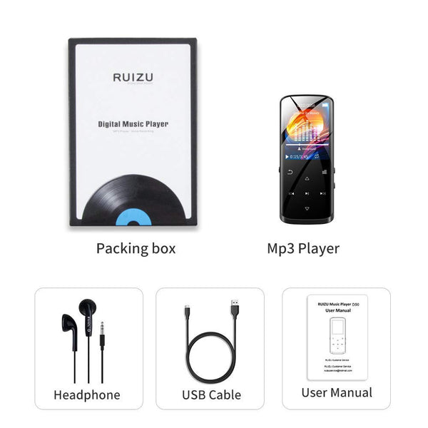 RUIZU - D50 Portable Mp3 Player - 8