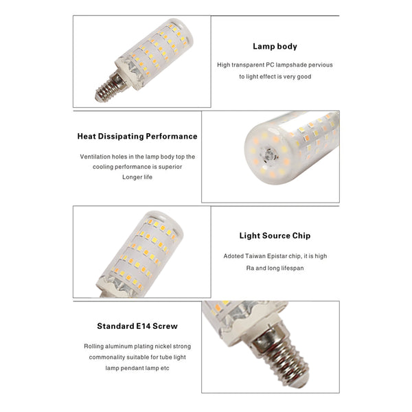 OKAY 8W Candelabra Corn LED Light Bulb - 3