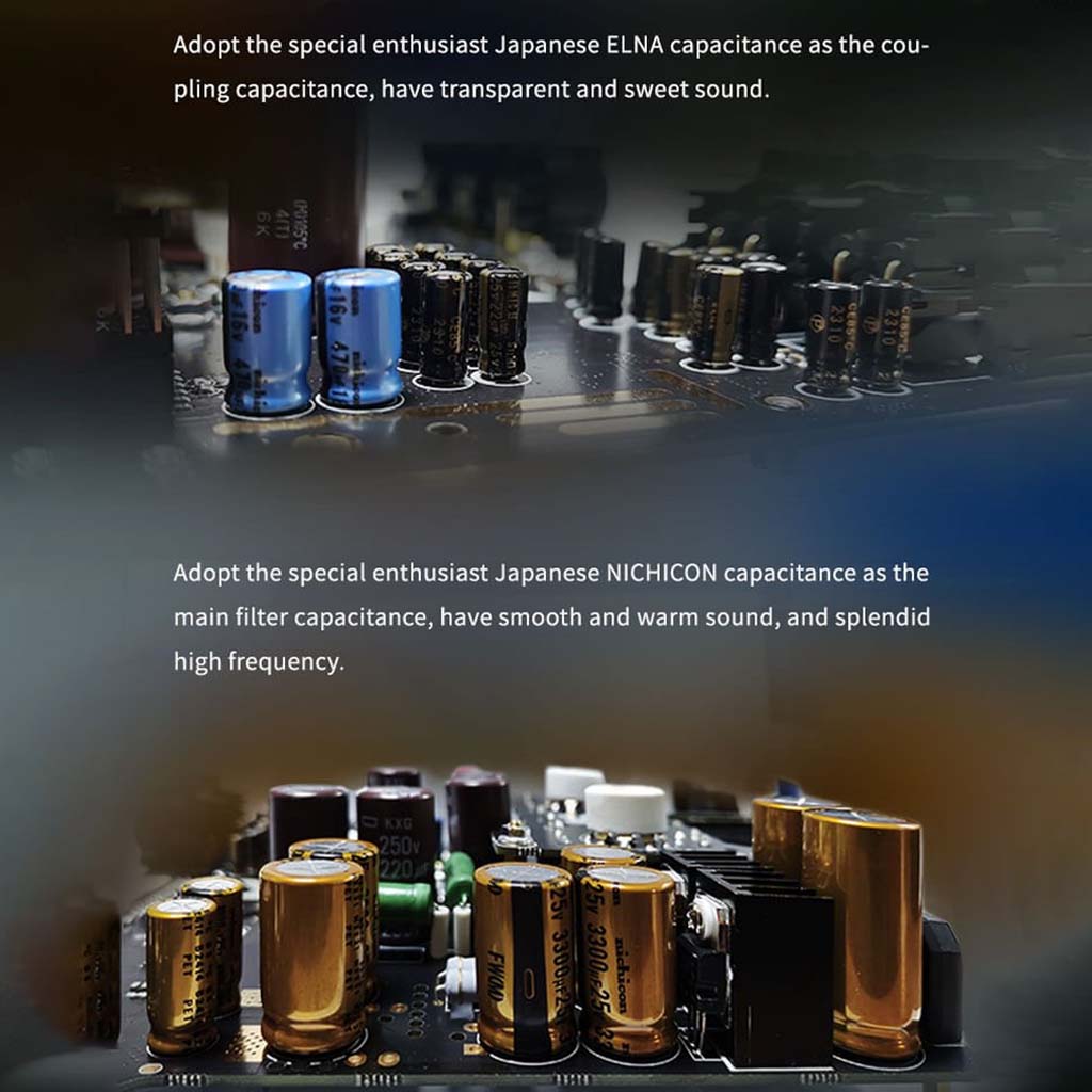 xDuoo TA 32 Amplifier Grey ADOPT JAPNESE ELNA CAPACITANCE