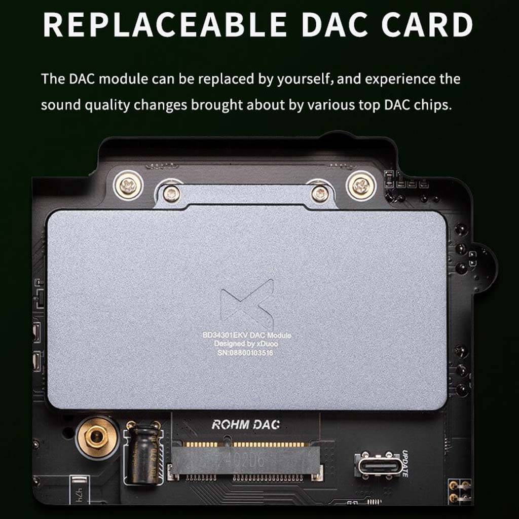 xDuoo TA 32 Amplifier Grey REPLACEABLE DAC CARD