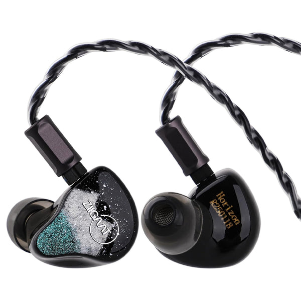 ZiiGaat- Horizon 10mm Dynamic Driver+ 2BA+ 2 Planar Tribrid IEM - 1