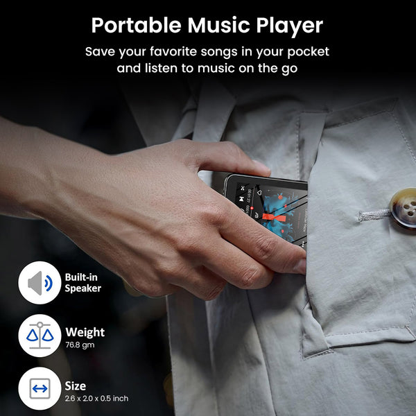 AUDIOCULAR - M51 Portable MP3 Music Player with Bluetooth - 6