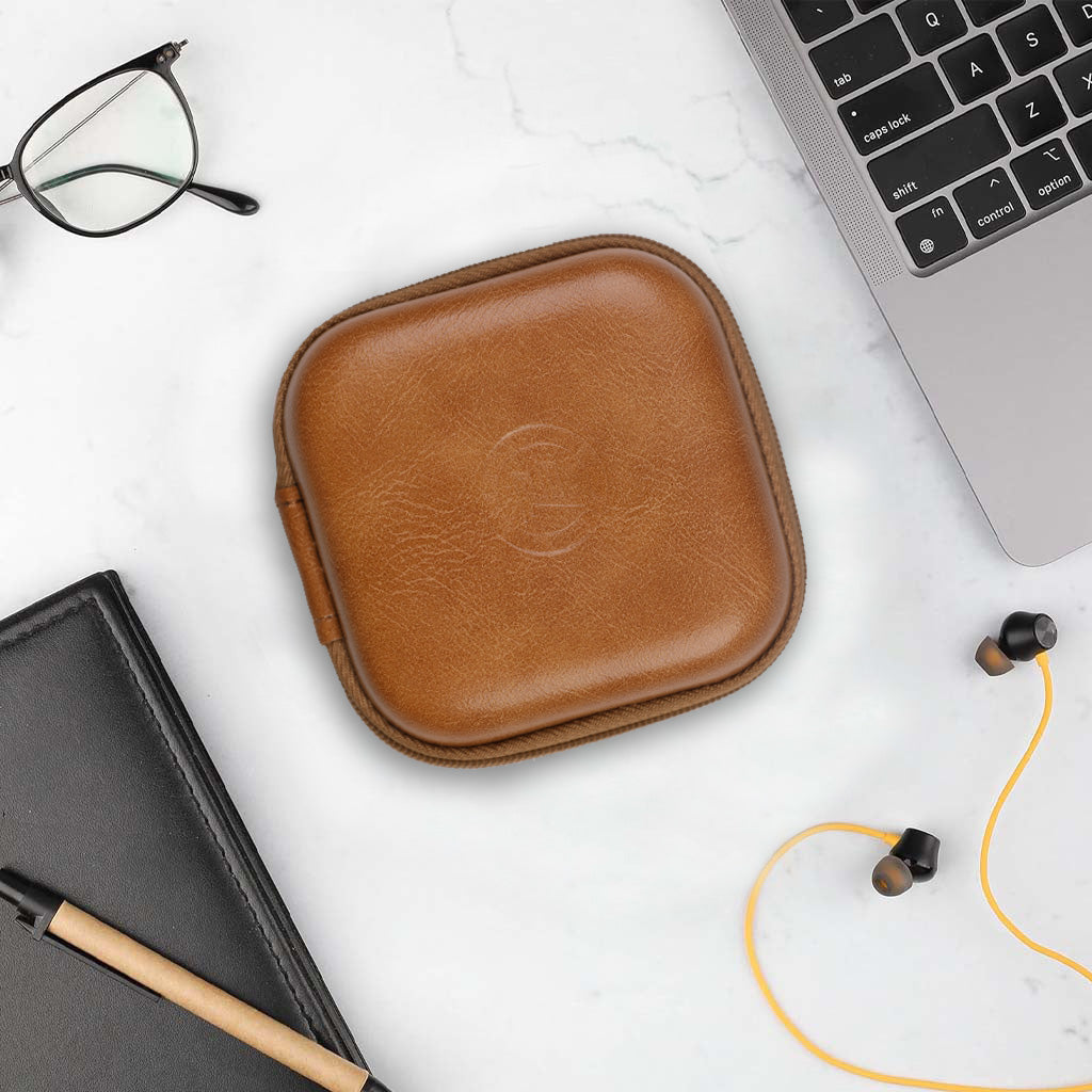JUZEAR - AC34 PU Leather Earphone Case for IEM