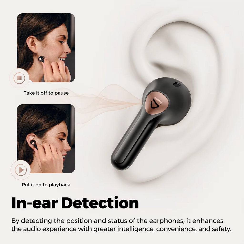 SoundPEATS Air4 Pro earbuds black in-ear