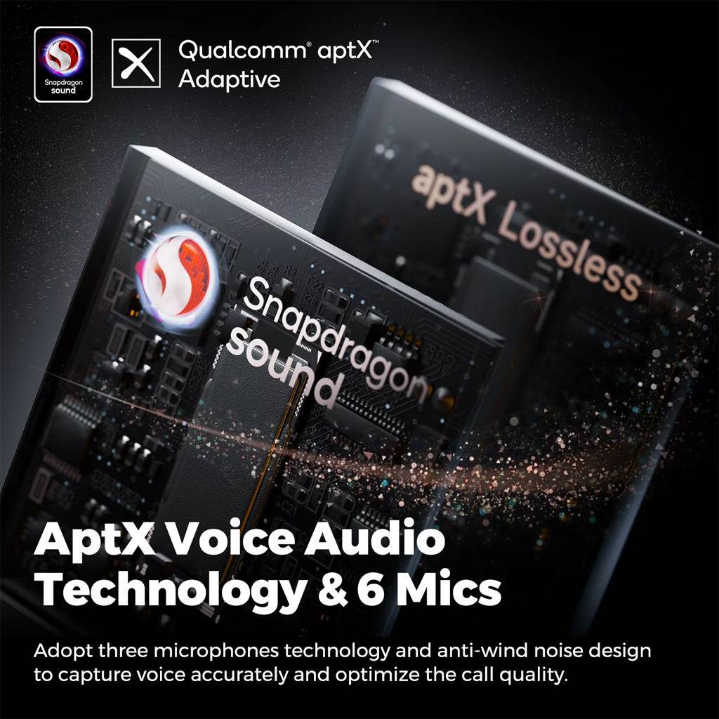 SoundPEATS Air4 Pro earbuds black aptx