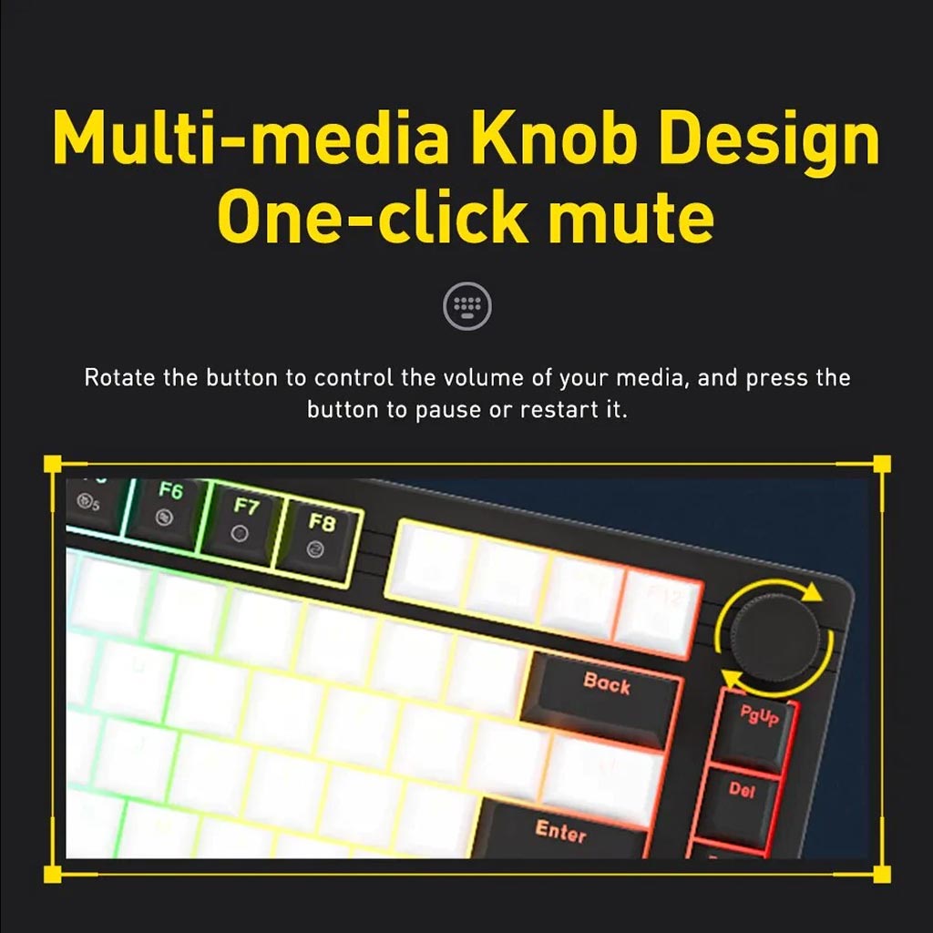 DAREU EK75 Rainbow Wired Gaming keyboard 3