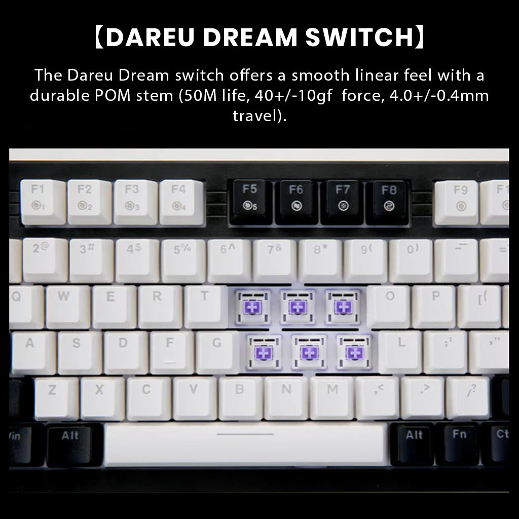 DAREU EK75 Rainbow Wired Gaming Keyboard Dareu Dream