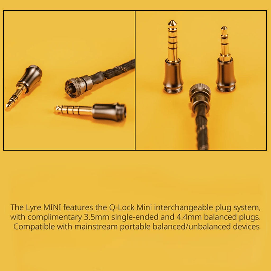 DUNU Lyre Mini Upgrade Cable 3.5mm and 4.4mm