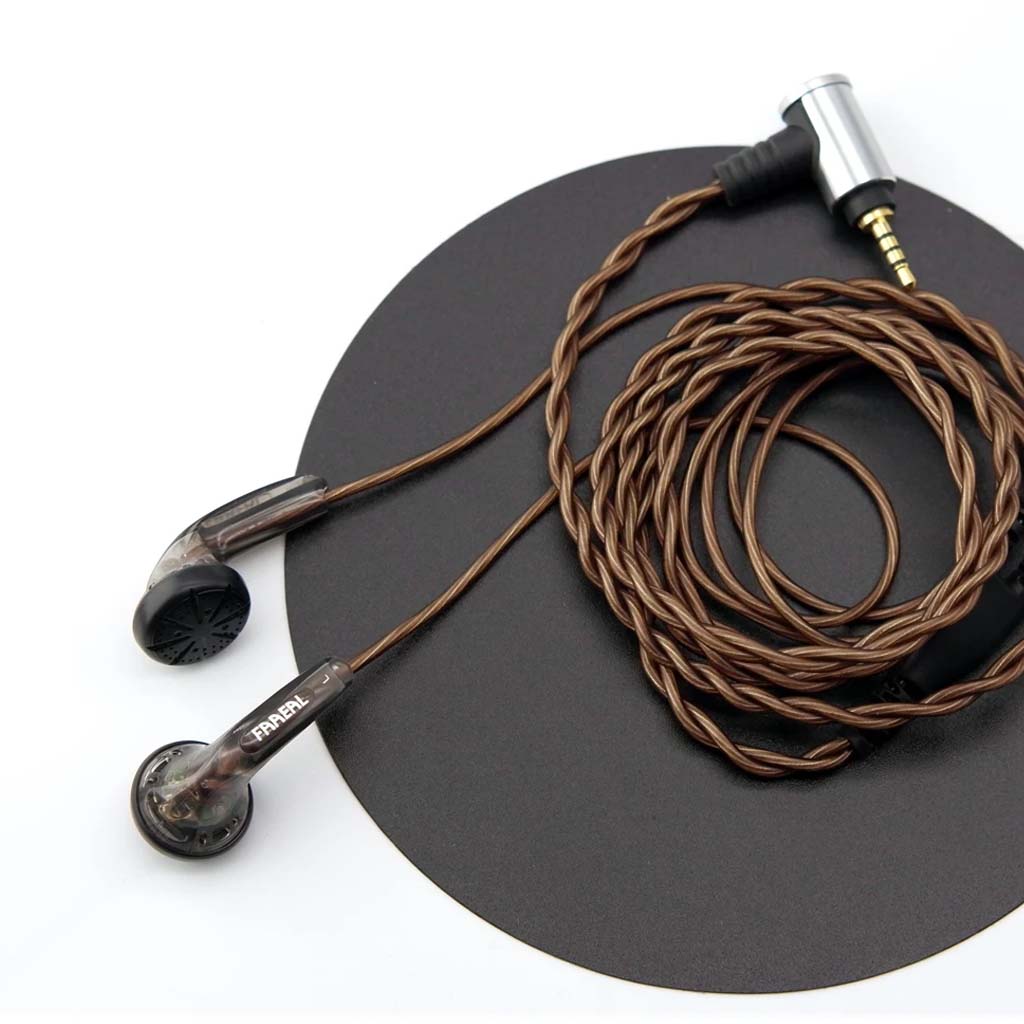 FAAEAL Snow Lotus SPC Version Earbuds with Silver plated OFC cable
