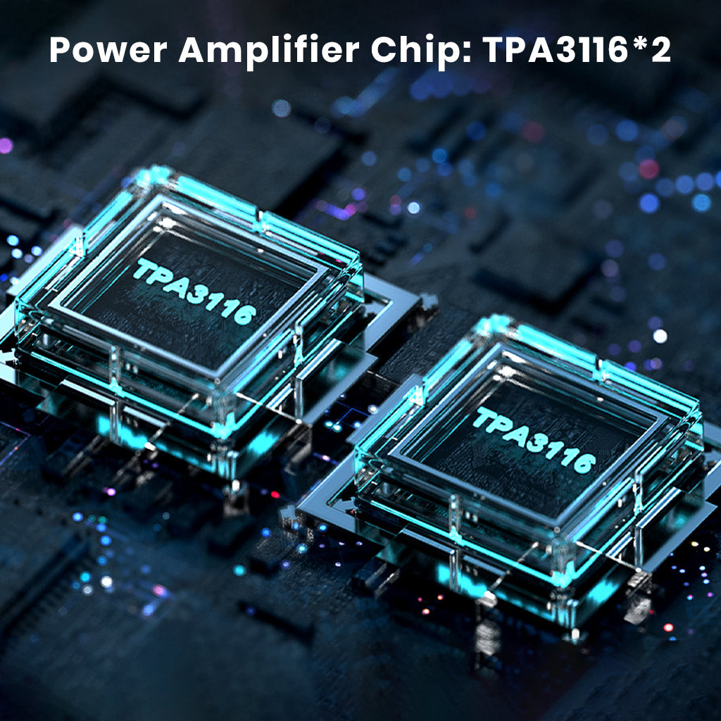 Fosi Audio HT4S Multi-Channel Bluetooth Power Amplifier TPA3116 Amplifier Chips