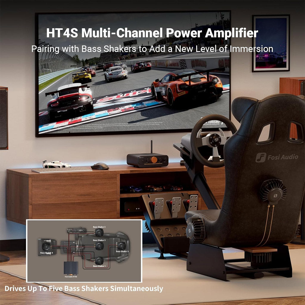 Fosi Audio HT4S Multi-Channel Bluetooth Power Amplifier