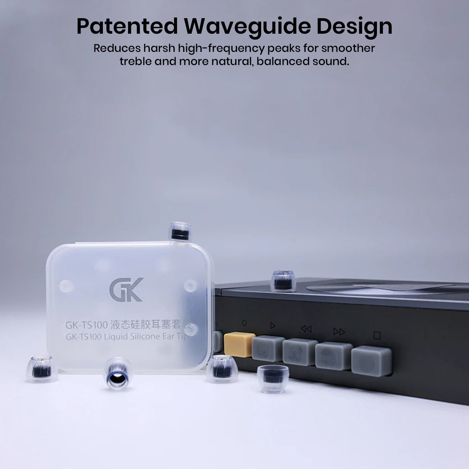 GK- Liquid Silicone Eartips for IEMs