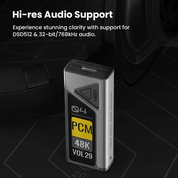 HiBy FC4 with Display Portable Dual CS43131 HiFi DAC+Headphone Amplifier - 13