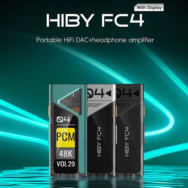 HiBy FC4 with Display Portable Dual CS43131 HiFi DAC+Headphone Amplifier - 4