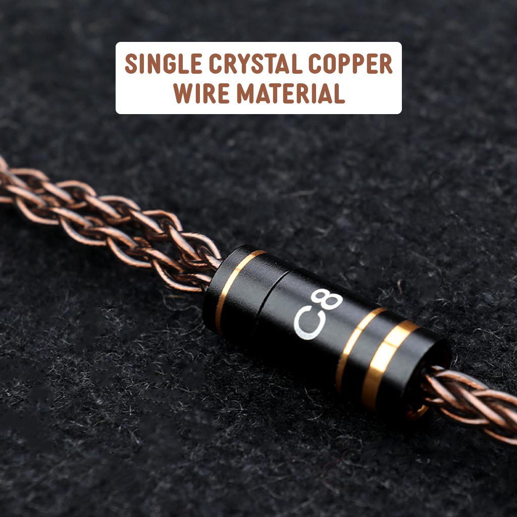 ISN Audio C8 Upgrade Cable wire Material