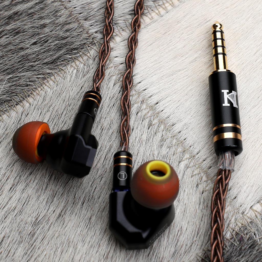 ISN Audio C8 Upgrade Cable Brown