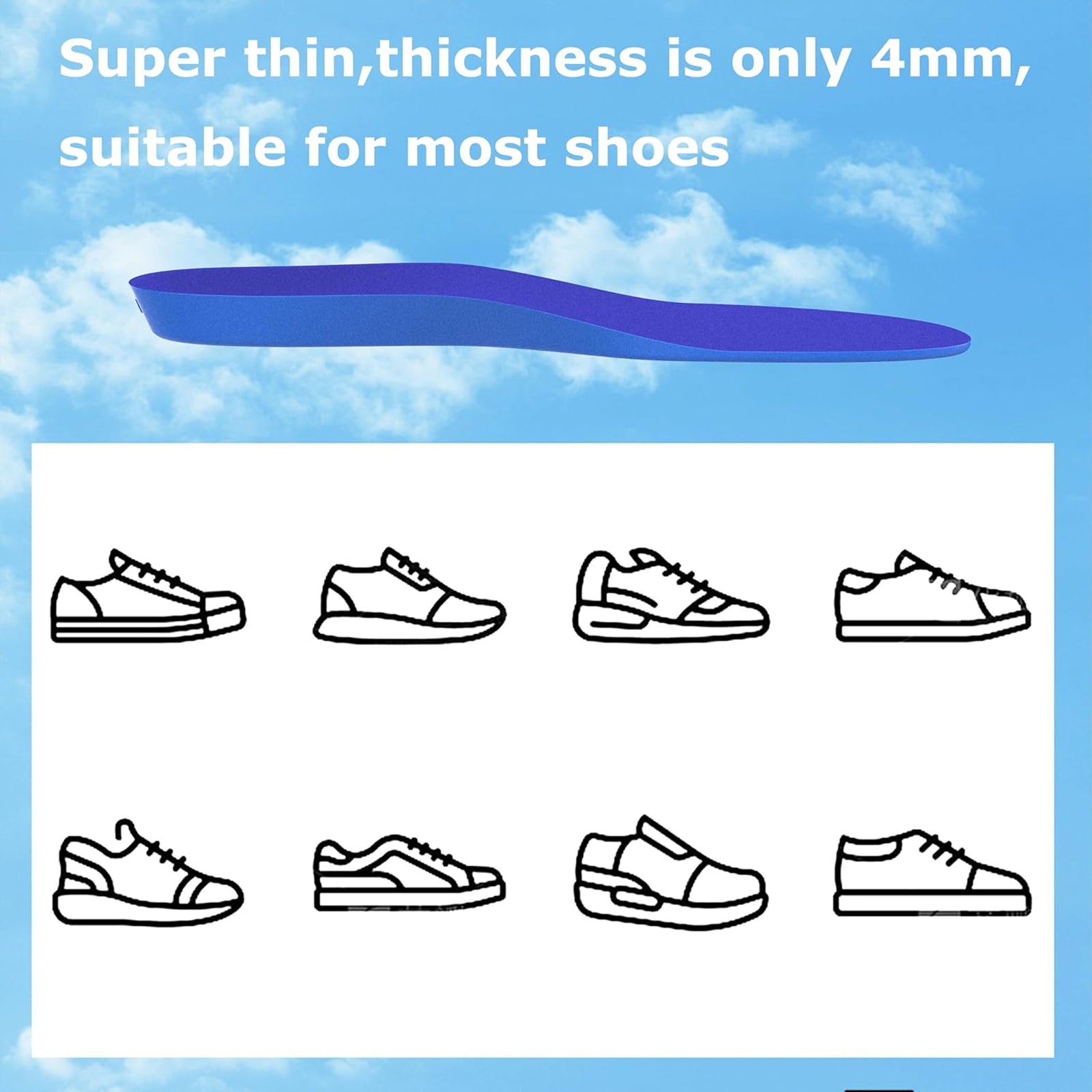 TECPHILE - Insoles for Airtag Hidden Holder Ideal for Kids, Adults and Elderly