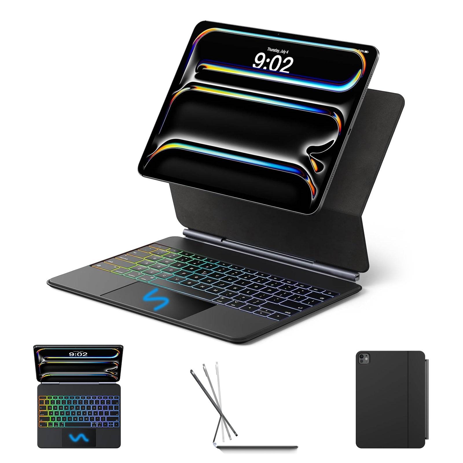 E13 Keyboard Case for iPad Pro iPad Pro 13” M5 (2025) M4 (2024 