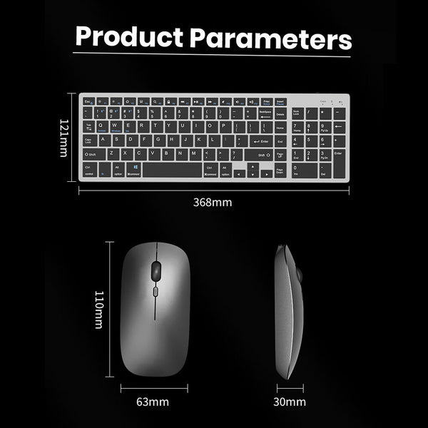 K936 Wireless Keyboard and Mouse Combo with Multi-Device Connectivity - 12