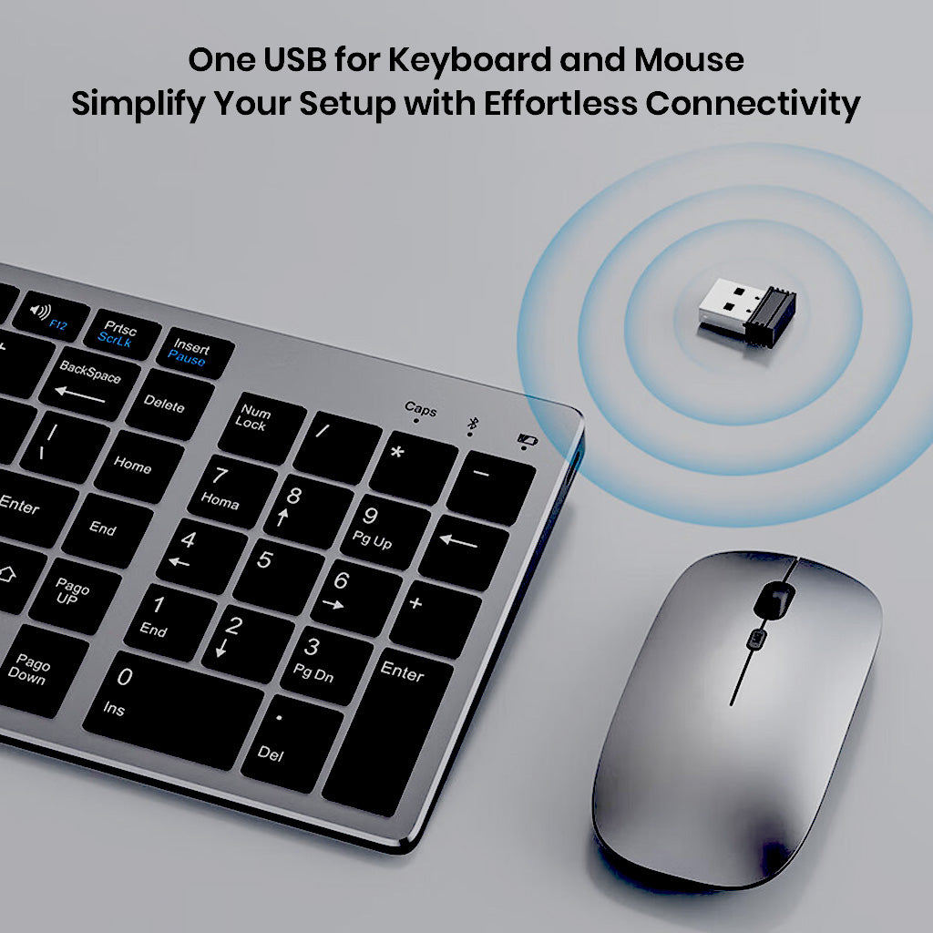K936 Wireless Keyboard and Mouse Combo with Multi-Device Connectivity
