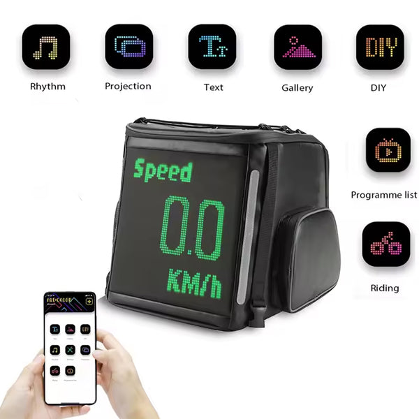 KWQ 40L Tail Bag with Smart LED Display - 4