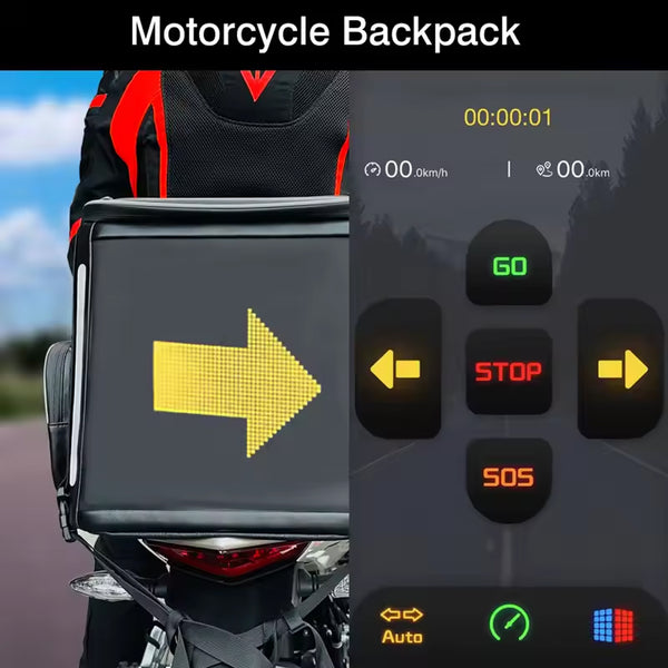 KWQ 40L Tail Bag with Smart LED Display - 5