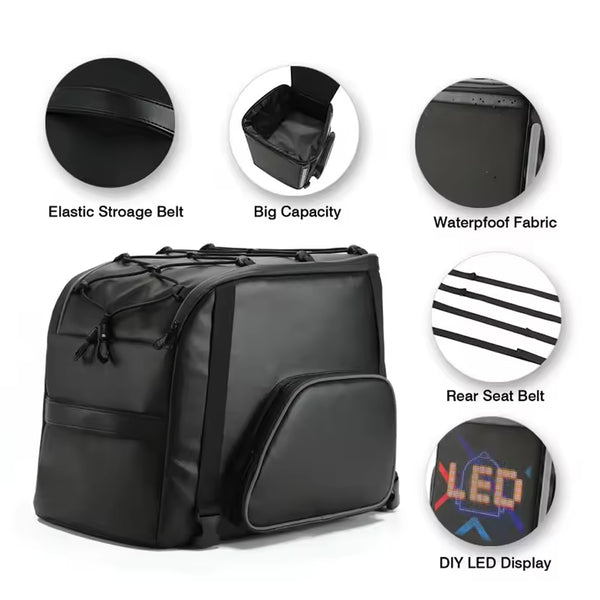 KWQ 40L Tail Bag with Smart LED Display - 6