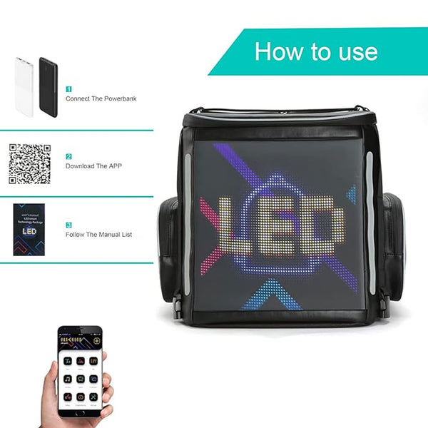 KWQ 40L Tail Bag with Smart LED Display - 7