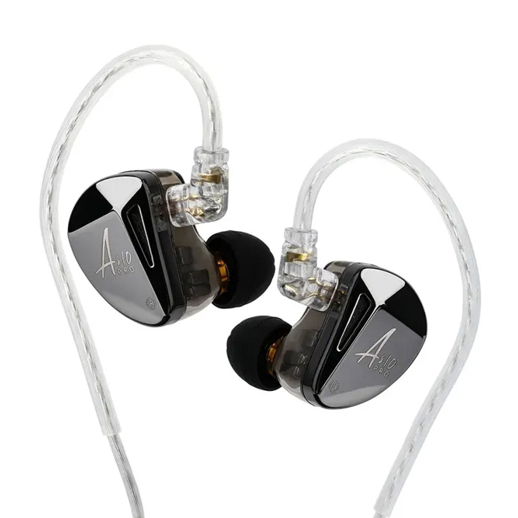 KZ AS10 Pro IEM Mic BLACK