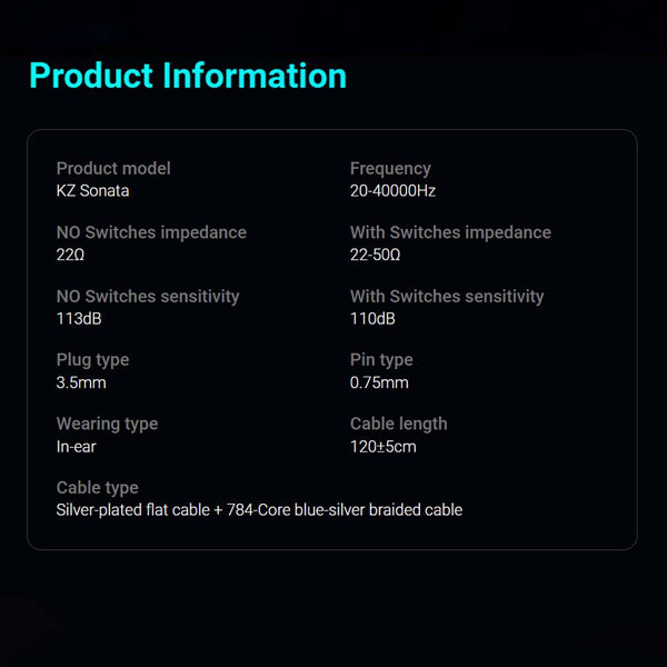 KZ Sonata IEM with 28 Balanced Armature Drivers - 14