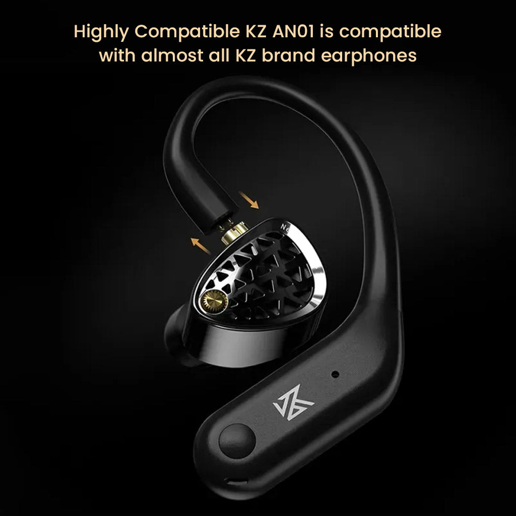 KZ AN01 ANC-Enabled Wireless Adapter for IEMs is Highly Compatible