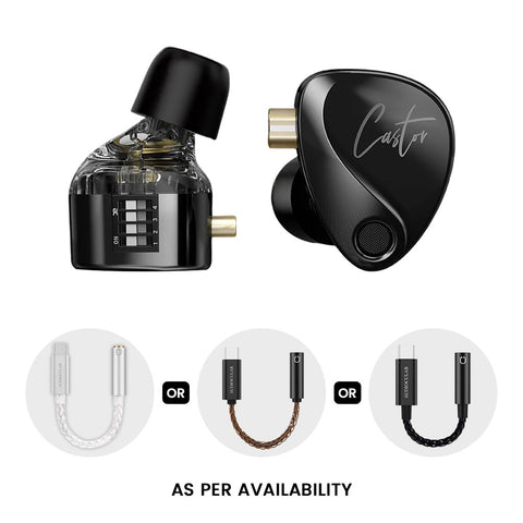 KZ Castor IEM (Improved Bass) + AUDIOCULAR D07 Slim DAC & Amp