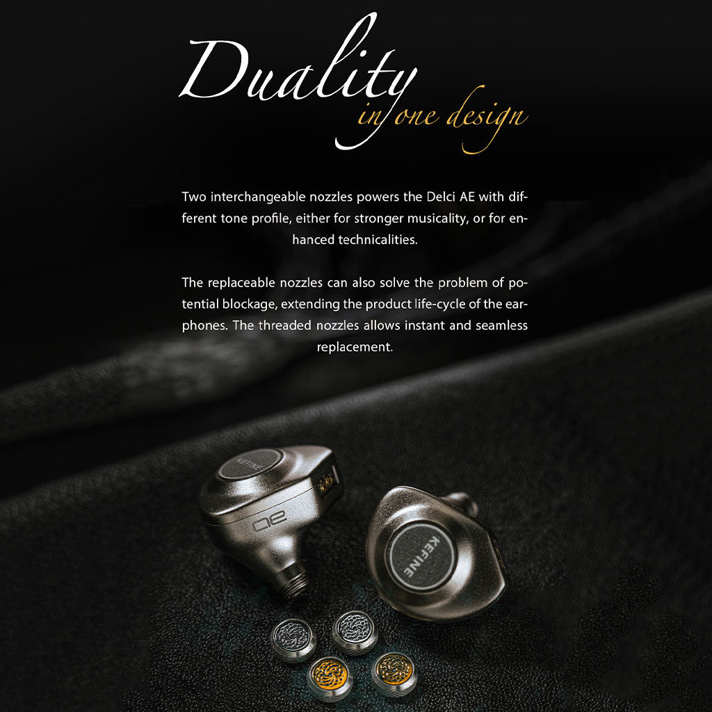 Kefine Delci AE IEM Duality in One Design