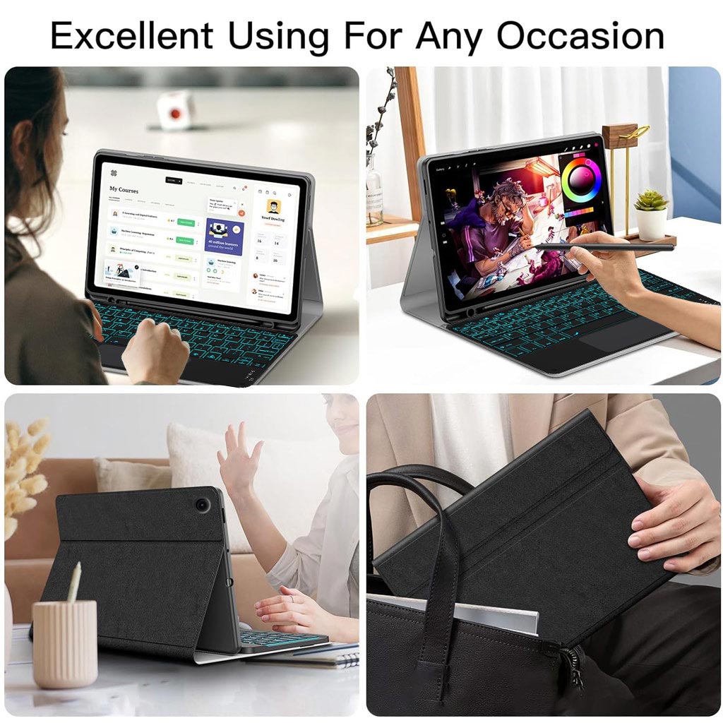 Keyboard Case for Samsung Galaxy Tab A11 / A9 8.7-inch Cover