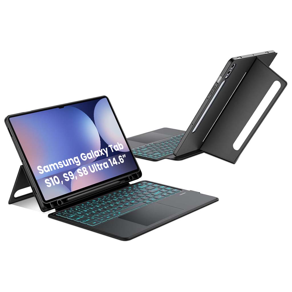 Keyboard Case for Samsung Galaxy Tab S10, S9, S8 Ultra 14.6 inch Cover