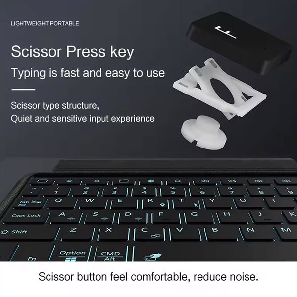 YJ-X700 Keyboard Case for Samsung Galaxy Tab S8 / S7 11 - 6
