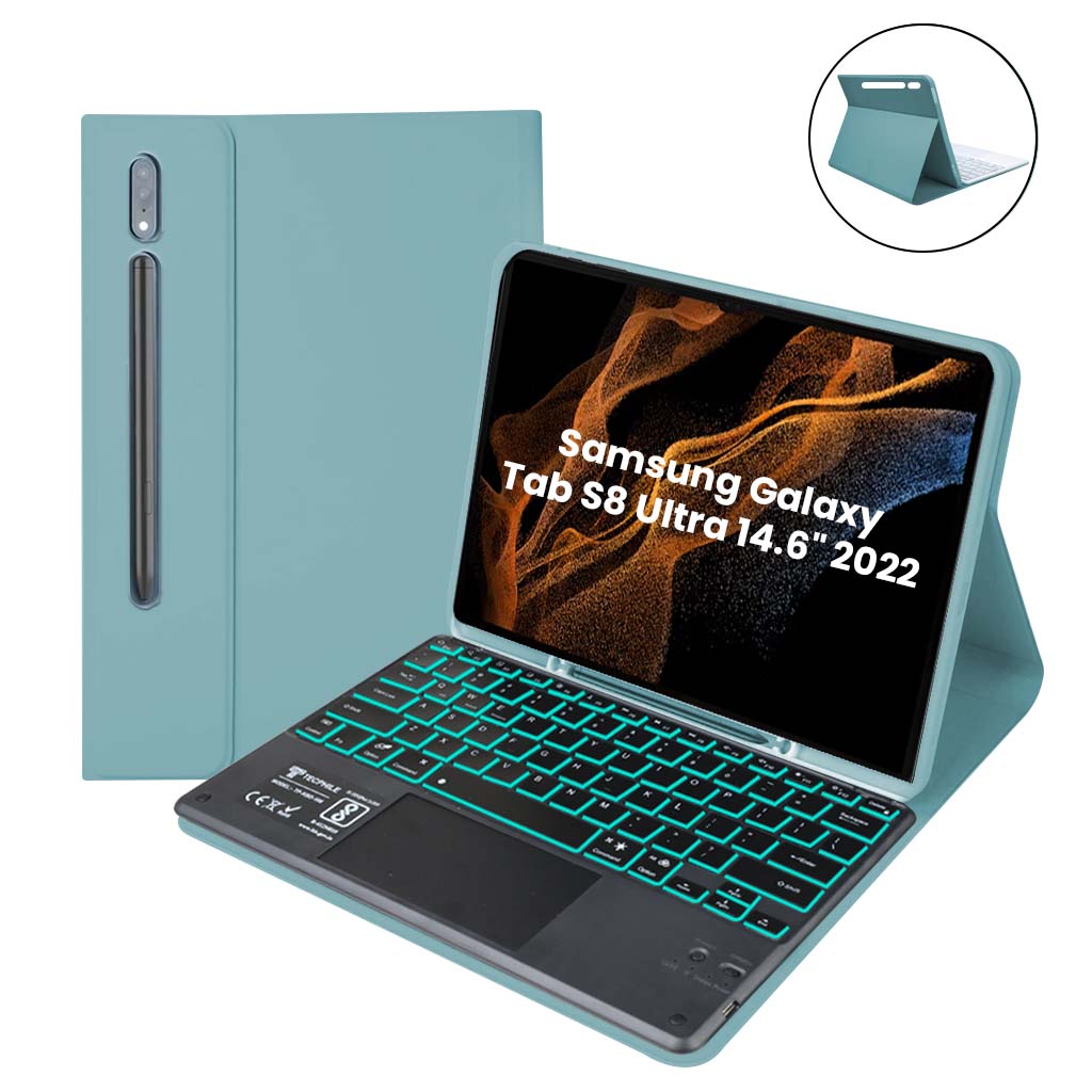 X900T Keyboard Case for Samsung Galaxy Tab for Samsung S9 Ultra & S8 Ultra 14.6"
